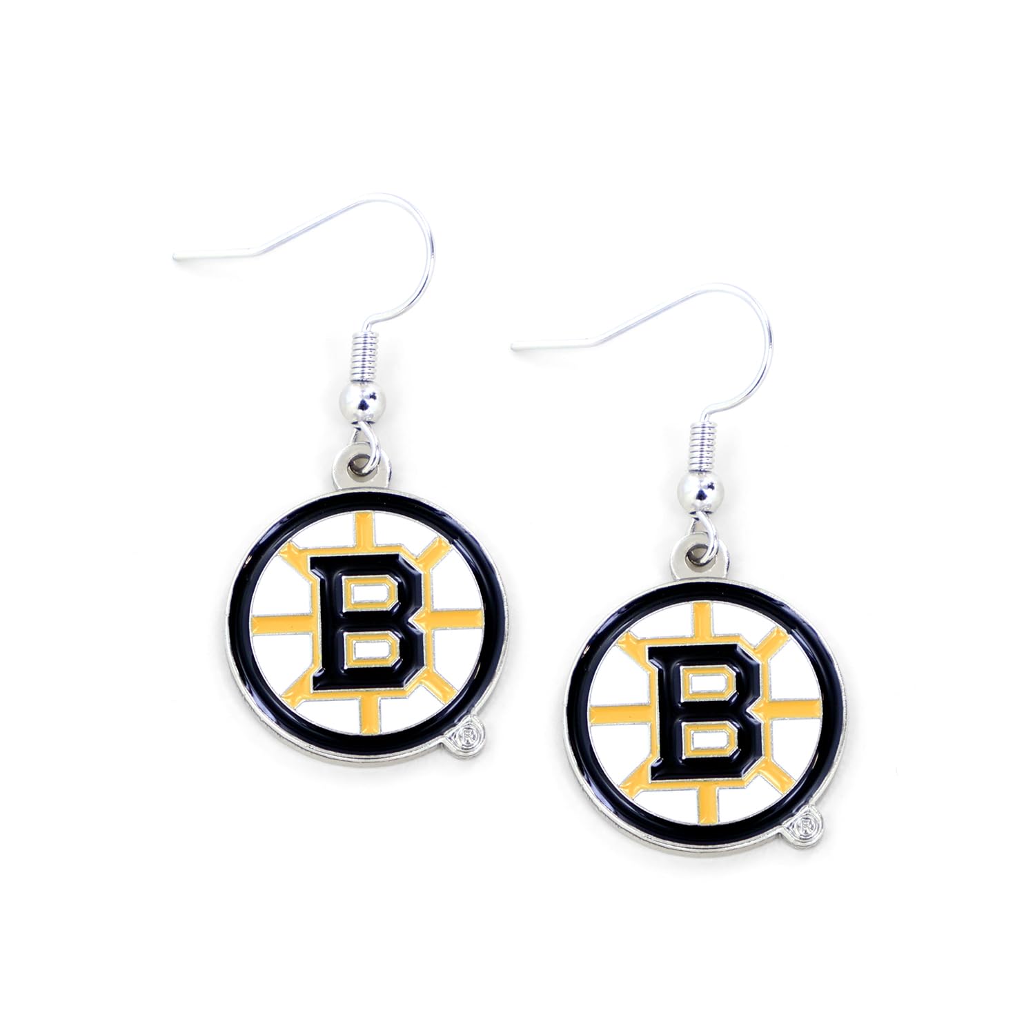 aminco NHL womens NHL Logo Dangler Earrings