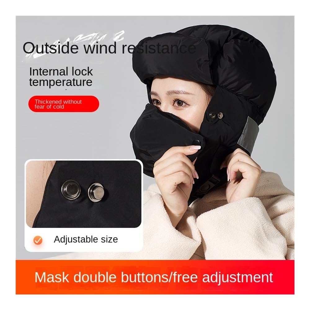 1pcs Inverno Outdoor Moto Equitazione Caldo E Freddo Cappello di Cotone Antivento Cappello di Protezione Dell'orecchio Cappello Per Uomini E Donne
