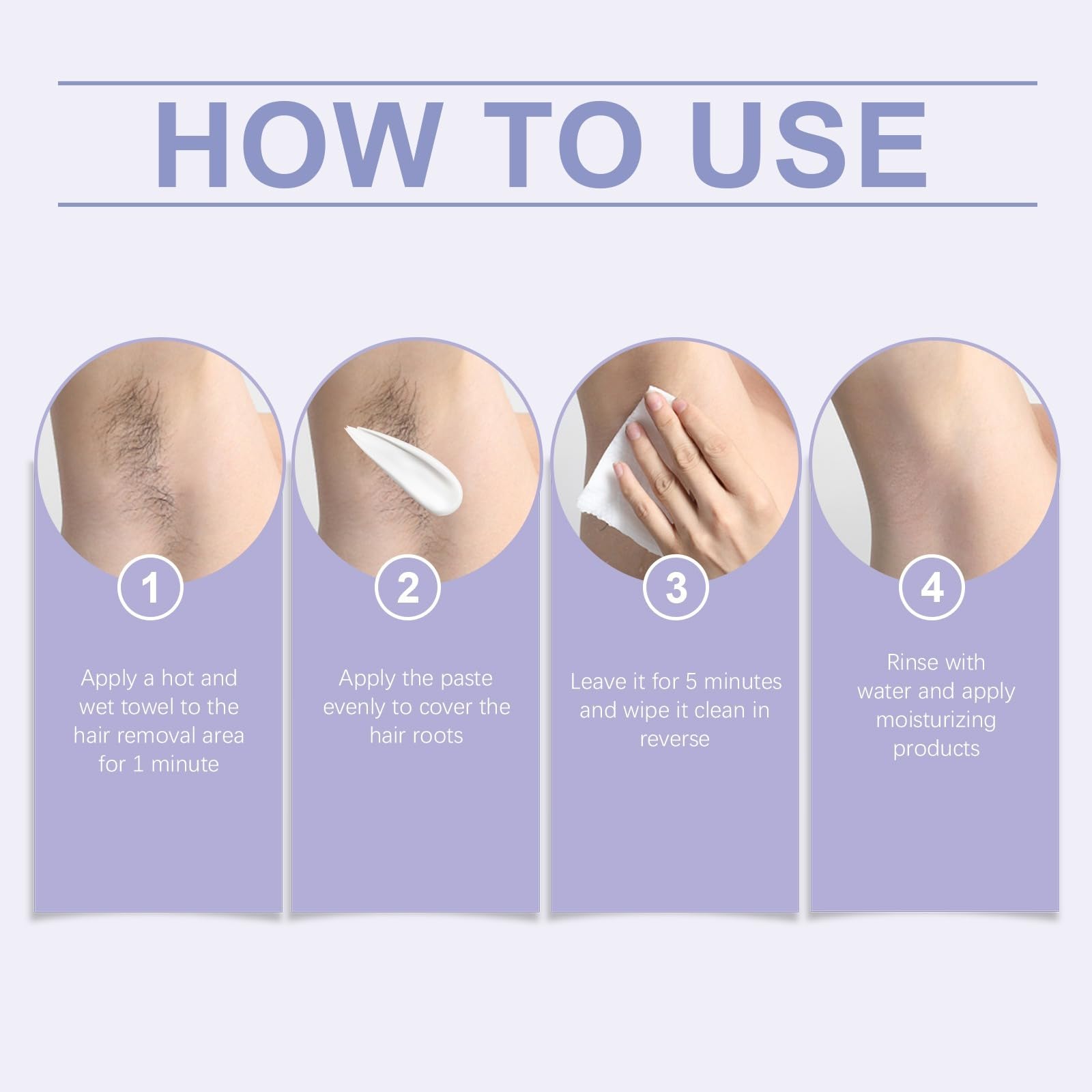 Hair Removal Cream, Soft Hair Removal Cream, crema depilatoria per il corpo, | Crema depilatoria corpo formula delicata con aloe vera per depilazione rapida senza irritazione sulle gambe ascelle braccia