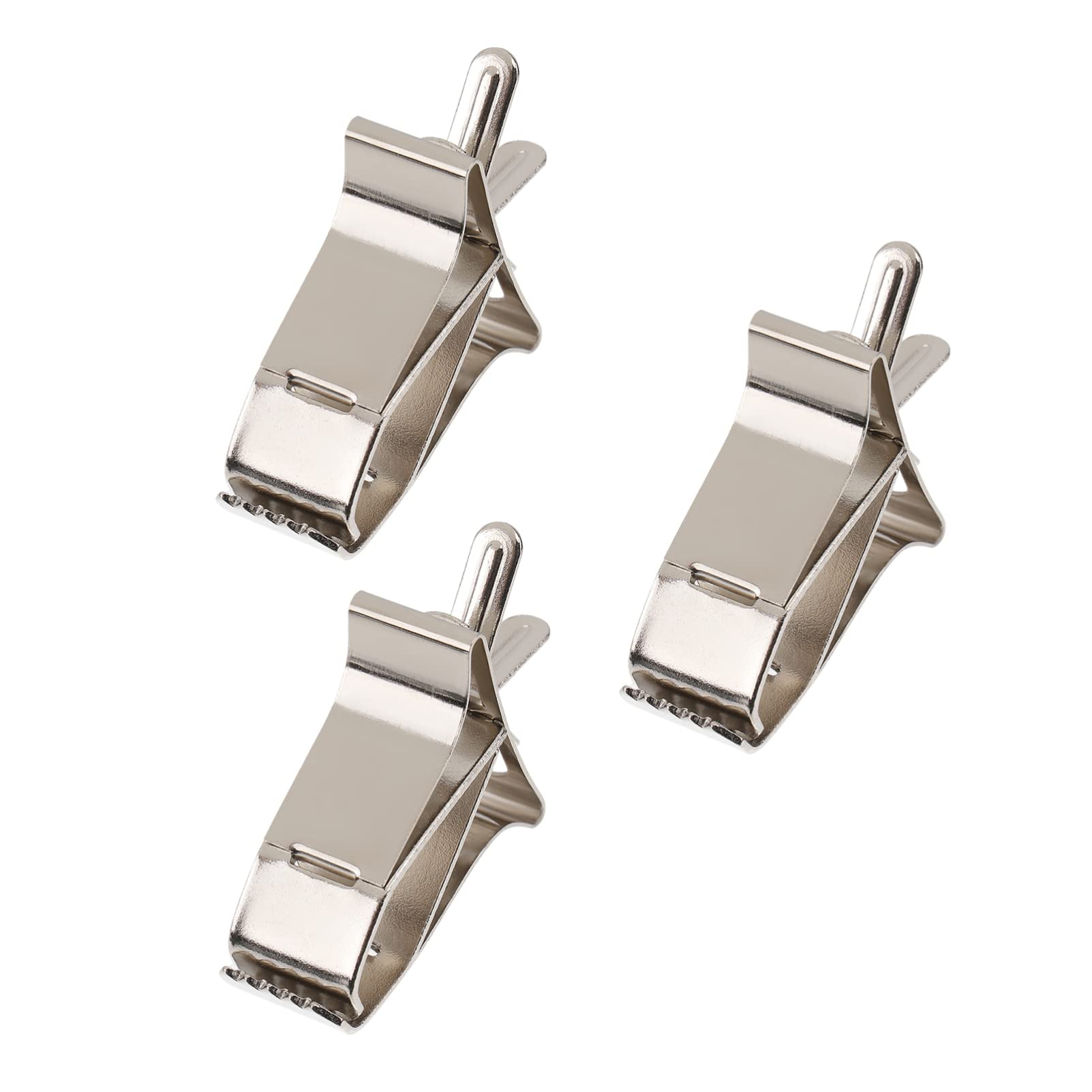 Toddmomy Cage Fruit Holder Clips 3 Pack Copper Material Bird Food Holder for Parrots Rats Hamsters Back Buckle for Easy Use