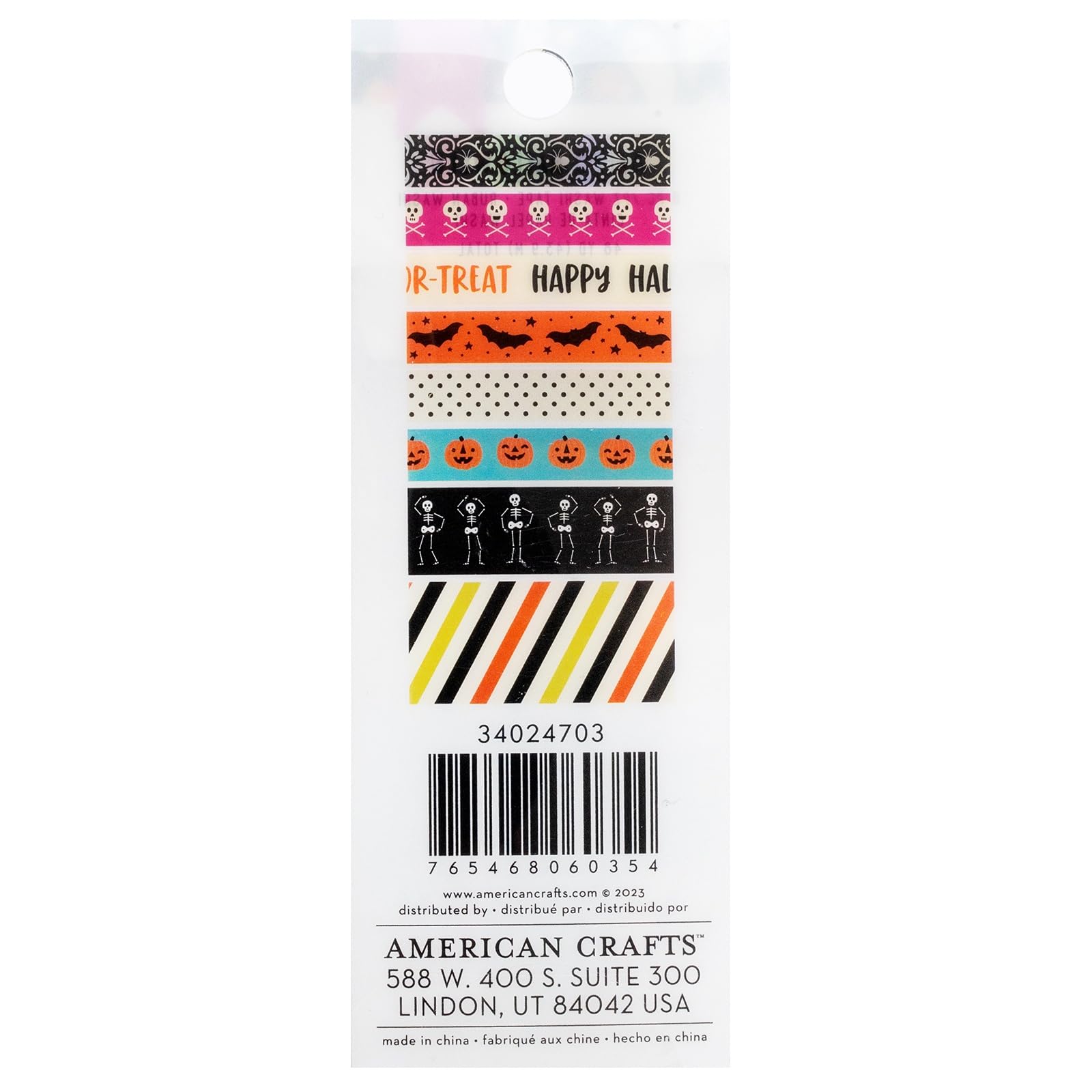 American Crafts Happy Halloween Washi Tape (8 Piece)