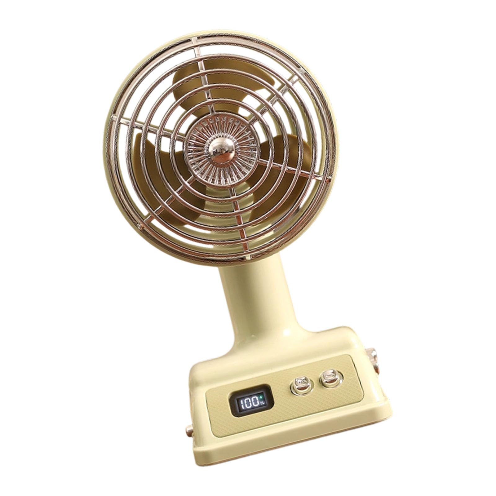 Bottone Desk Fan with Quiet Operate and 100 Wind Levels Adjustable Angles Airs Circulator for Home Offices Room Portable Air Cooling Desktop Table
