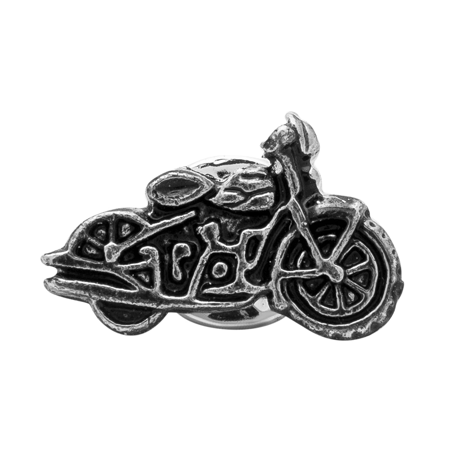 shining jewel - by shivansh Shining Jewel Antique Gold Plated Brooch/Lapel Pin For Men - Motor Bike Design SJ_9100_P)-picture-42