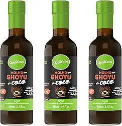 Kit 3 Shoyu de coco Qualicôco 250ml