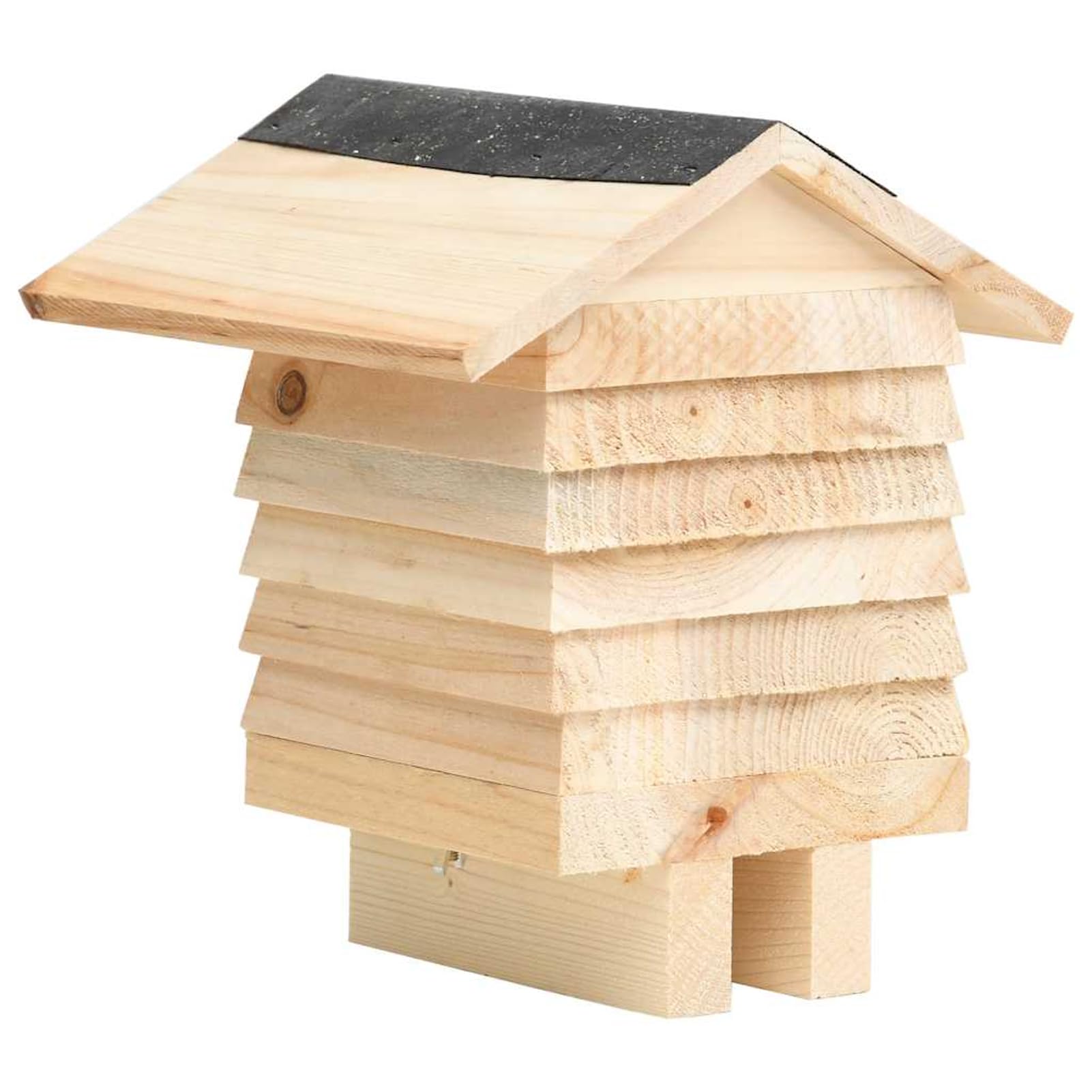 Homgoday Casetta delle Api in Legno Massello di Abete 22x20x20 cm