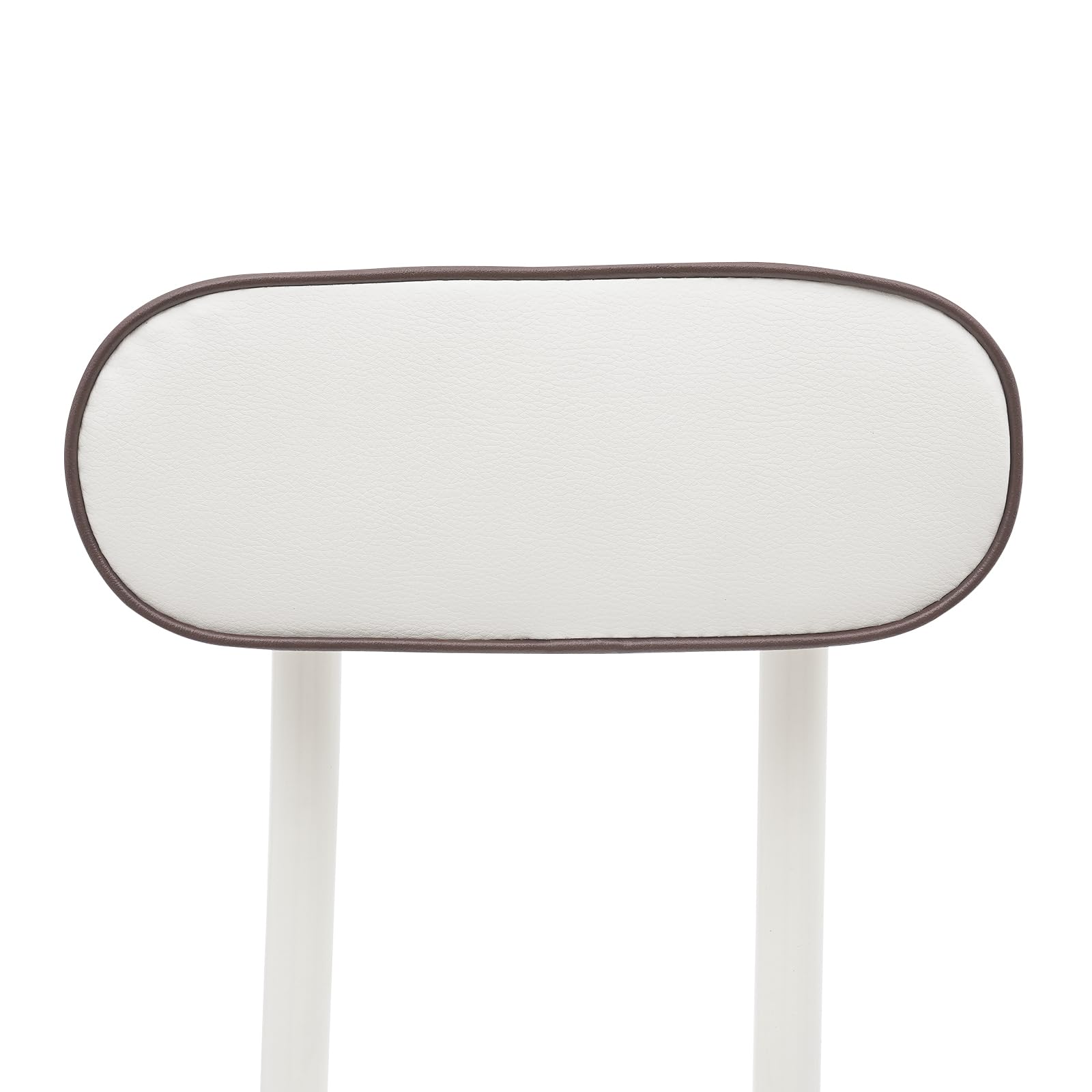 Lot de 2 tabourets pliants - 65 cm - Hauteur réglable - Structure métallique avec Rembourrage