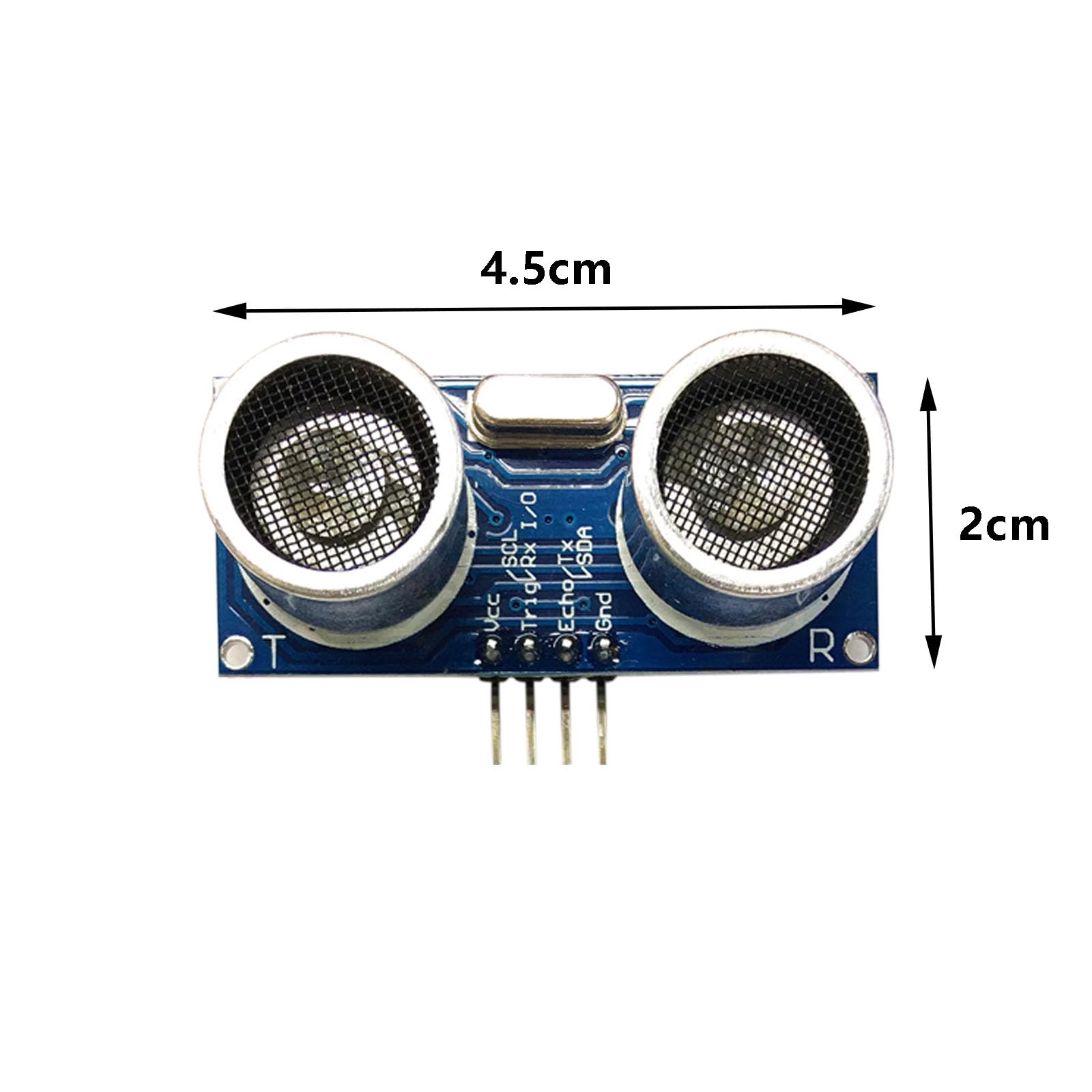 5 Capteurs à Ultrasons HC-SR04 - Mesure 2-500 Cm, Précision 0,3 Cm, 5V, 40 KHz - Pour Arduino, Robots, Projets éducatifs - 4