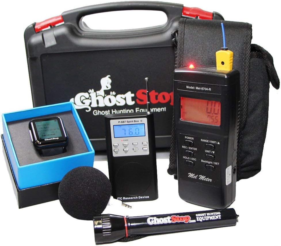 Ghost Hunting Kit with SB7 Spirit Box, EVP, EMF and Hard Case