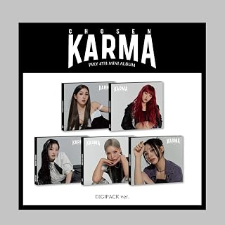 PIXY - 4th Mini Album CHOSEN KARMA DIGIPACK ver. CD+On Pack Folded Poster (Random ver.)