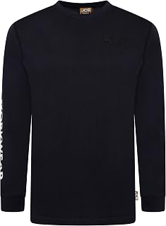 Banner Shirt - Mens Long Sleeve T Shirt - 100% Cotton Workwear - Mens Clothes - Long Sleeve T Shirt Mens