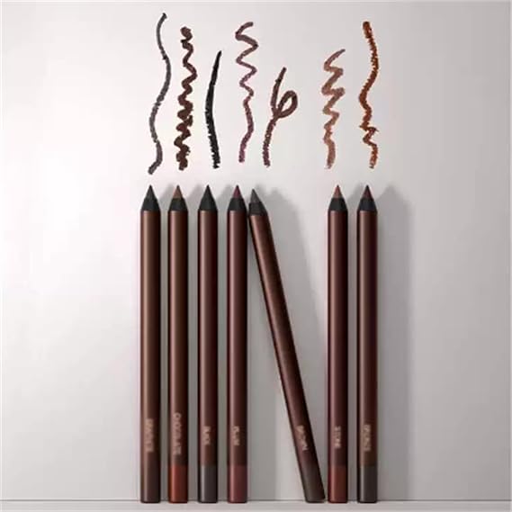 Eyeliner, Waterproof Eyeliner Sharpenable EyePencil, No Smudging, Fading, Smooth and Easy to Color