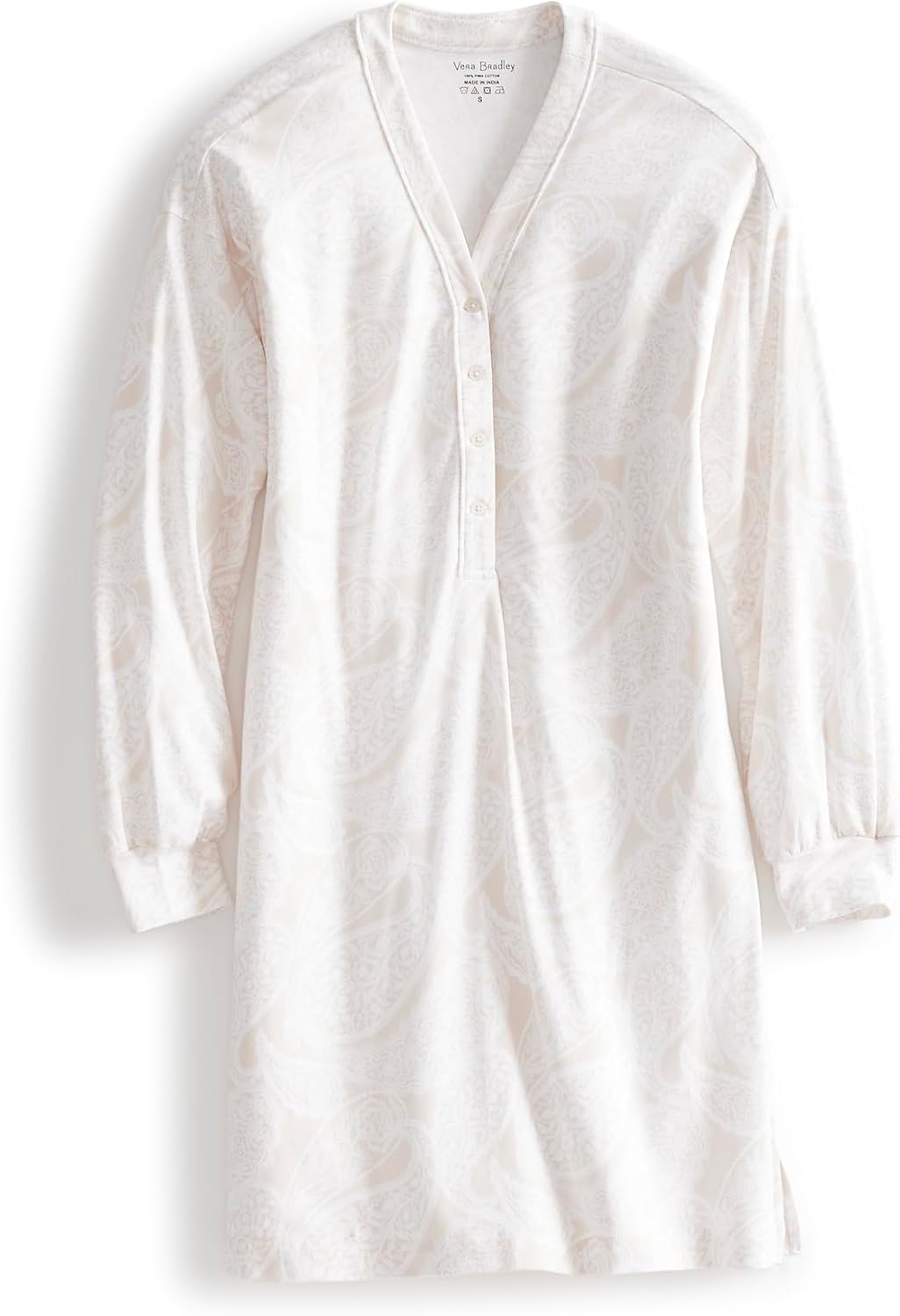 Vera Bradley womens Cotton Henley Night Dress