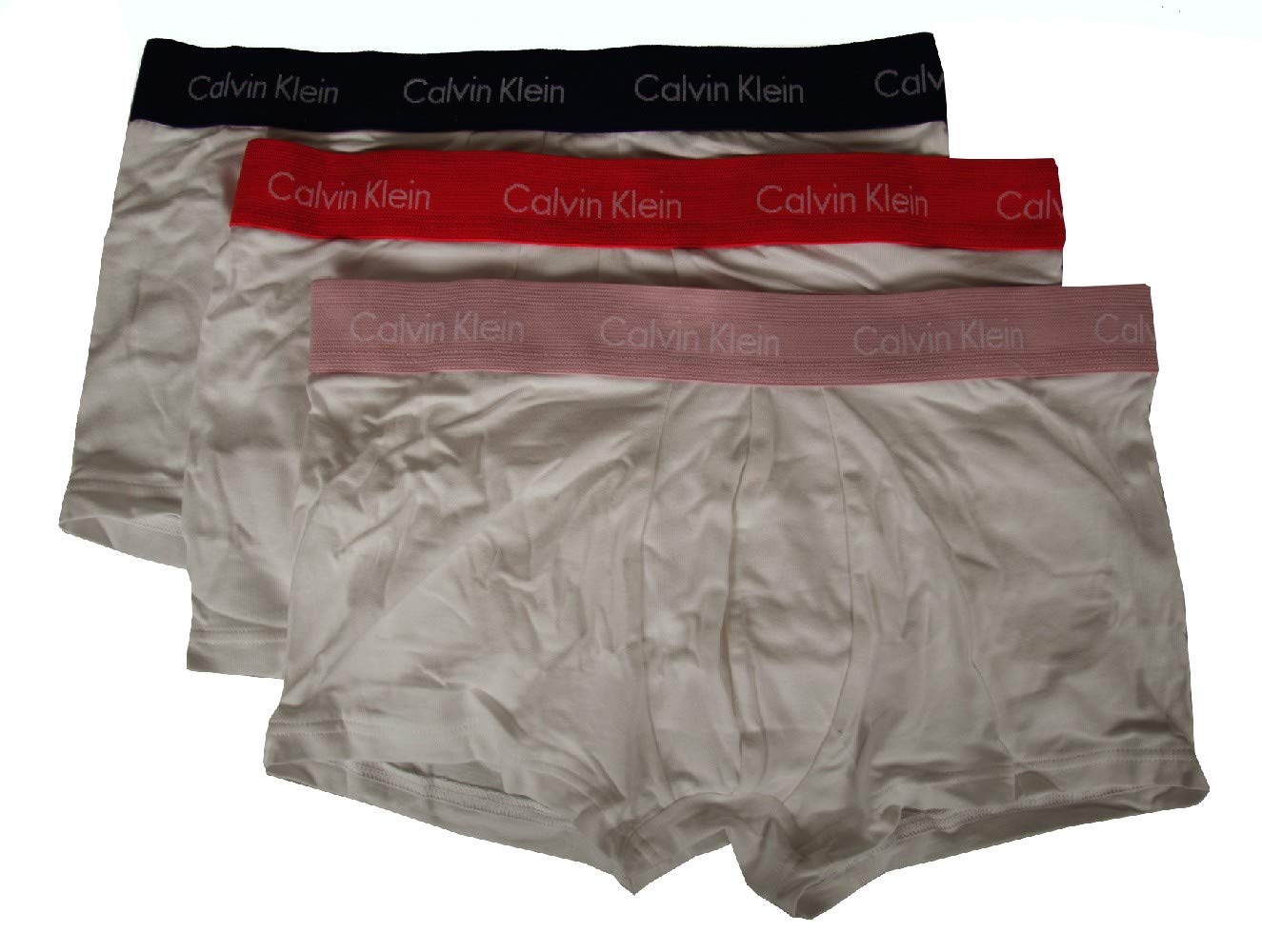 Calvin Klein Pack of 3 boxer man tripack trunks CK item U2664G LOW RISE TRUNK BUH W-blue whale
