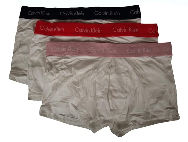 Calvin Klein Pack of 3 boxer man tripack trunks CK item U2664G LOW RISE TRUNK BUH W-blue whale