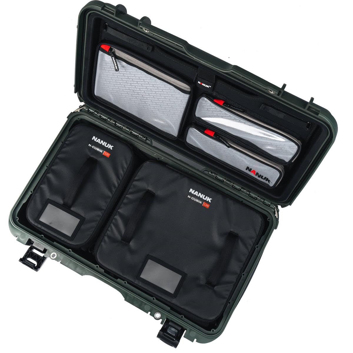 Nanuk N-Cubik 13M ICU - Sistema organizzativo - Adatto a custodie rigide impermeabili 935 e/o zaini da 30 l, 35 l, 40 l, nero