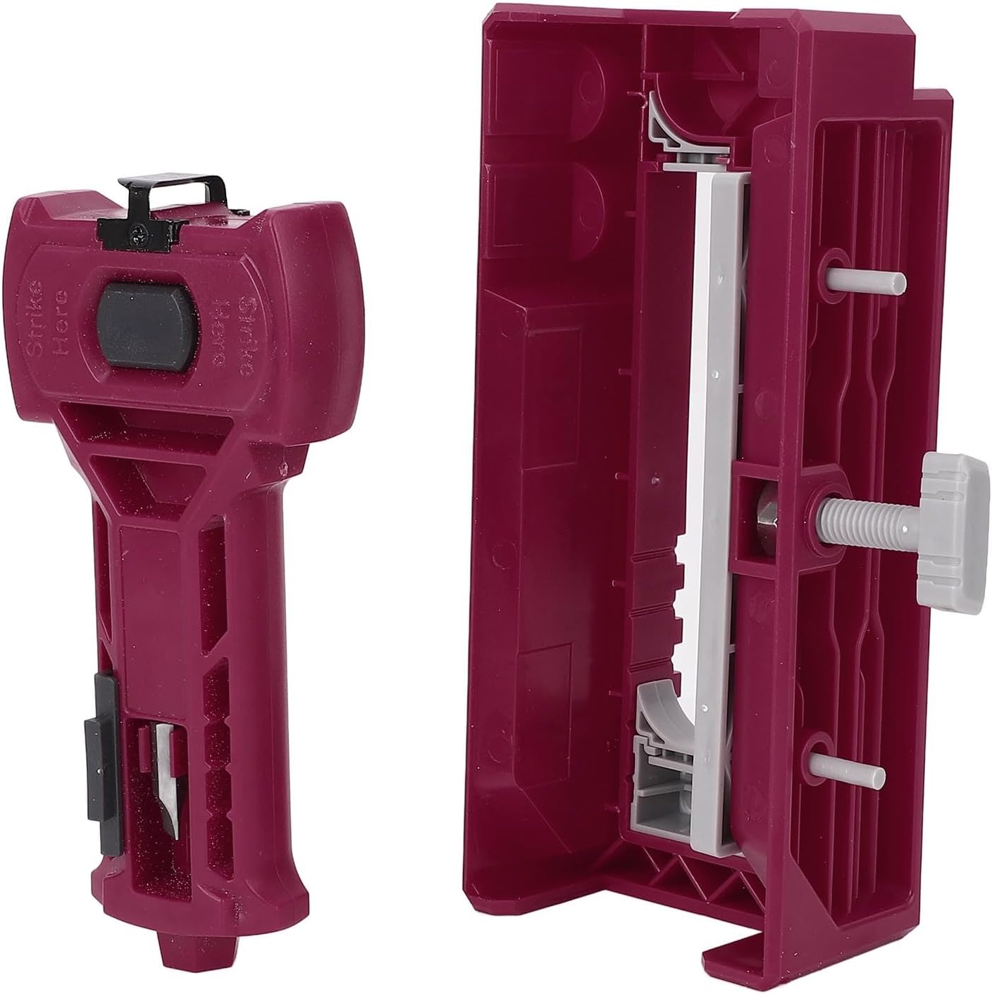 Fafeicy Door Hinge Installation Kit Convenient Accurate Mortiser Template 1 3 / 8in 1 3 / 4in Doors