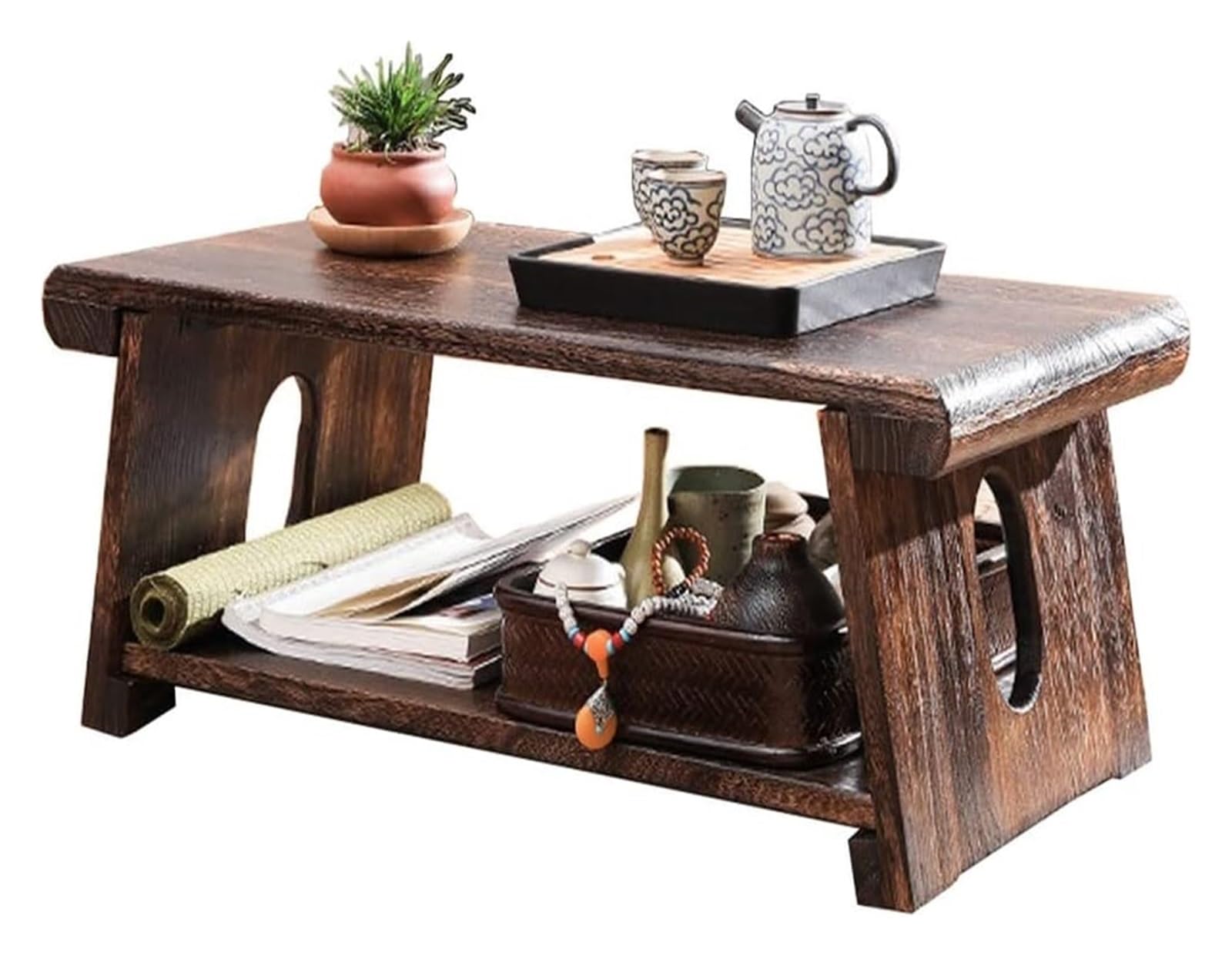 Amazon.com: Coffee Table,Japanese Tea Table, Vintage Japanese Tea
