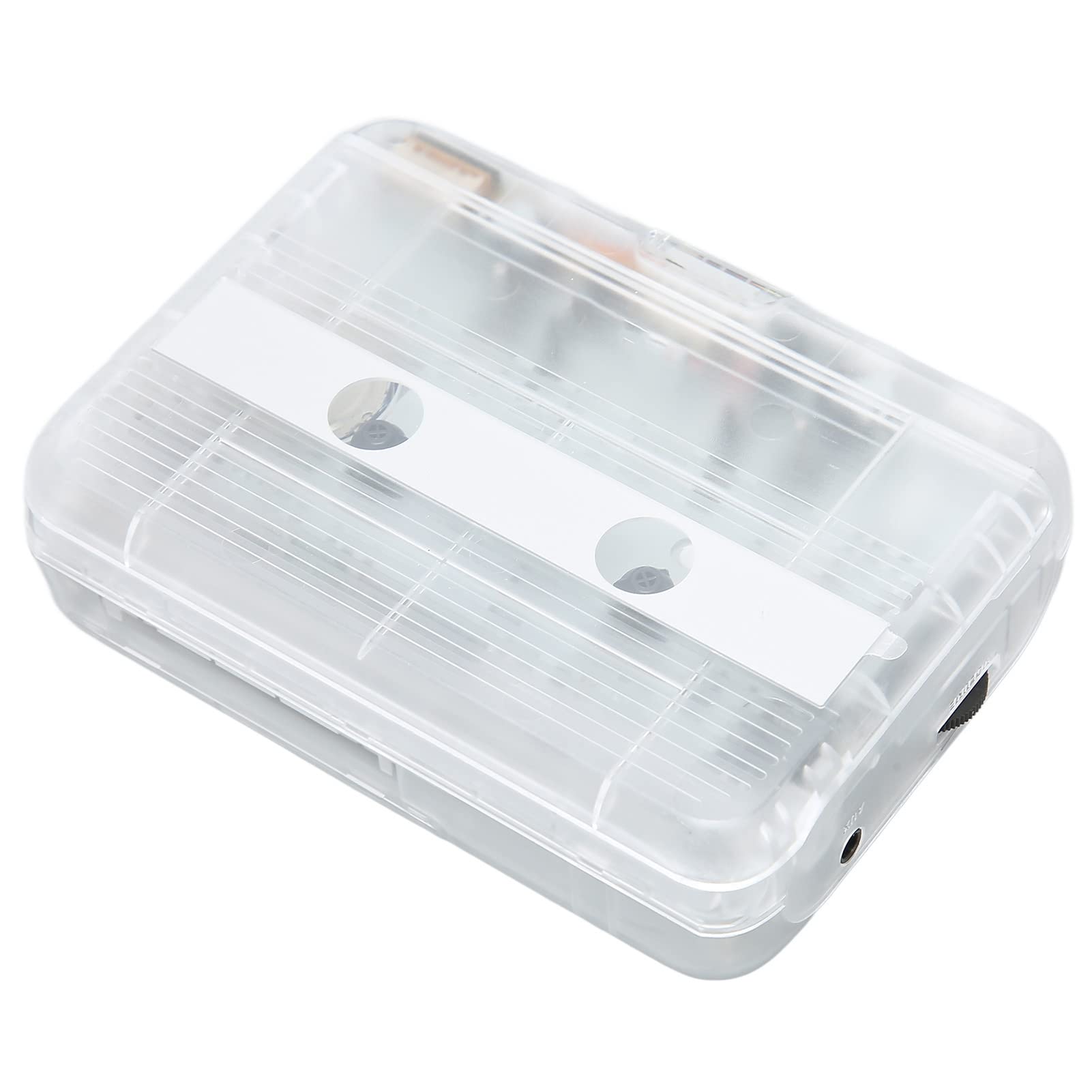 Fabater TON007B Lettore di Cassette Bluetooth con Cuffie Lettore di Cassette Stereo con Inversione Automatica, Ricevitore Trasmettitore Wireless Bluetooth 5.0 Portatile, Radio FM Jack da 3,5 Mm, 2