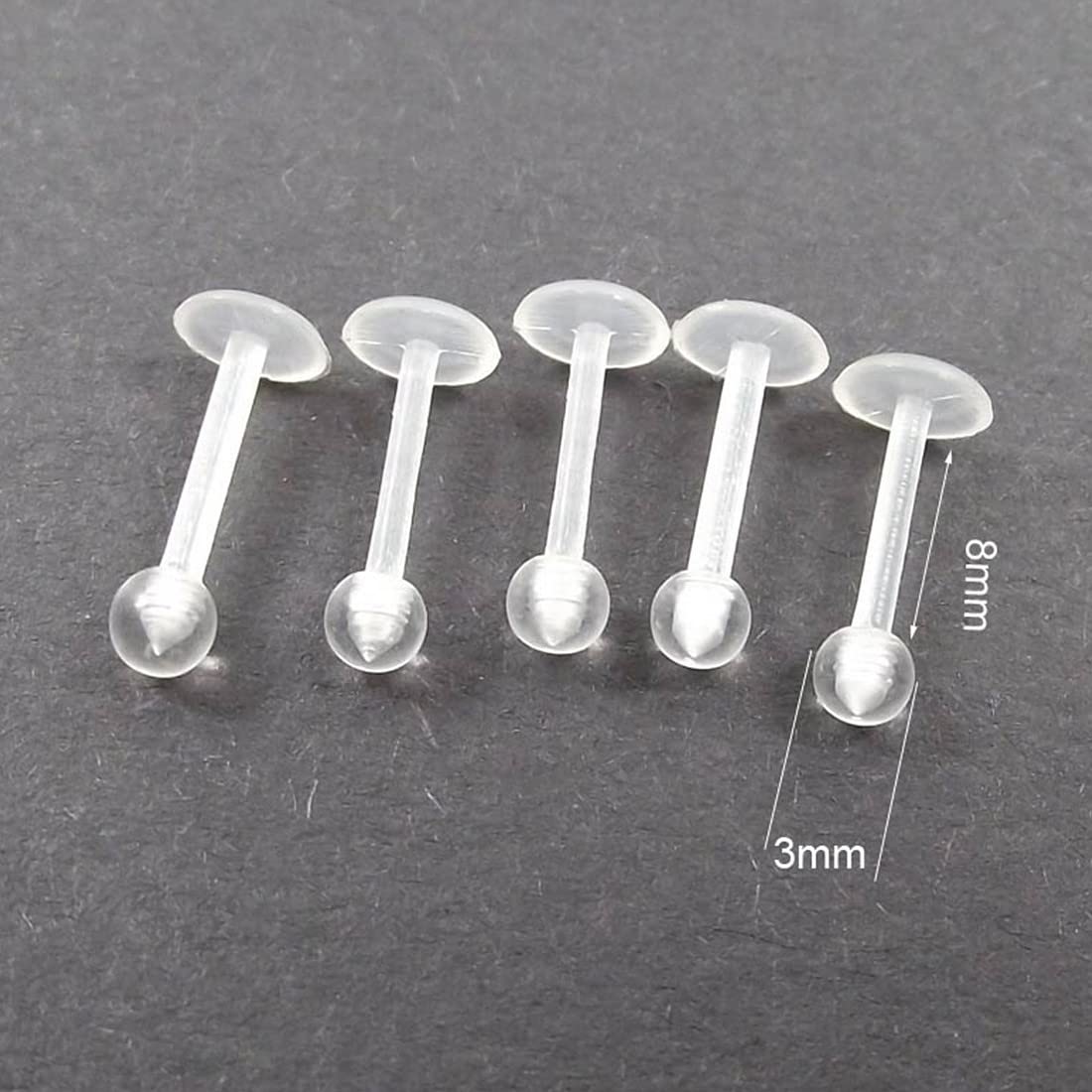 24-35 Retainers Per Piercing In Bioflex Trasparente - Foto 6