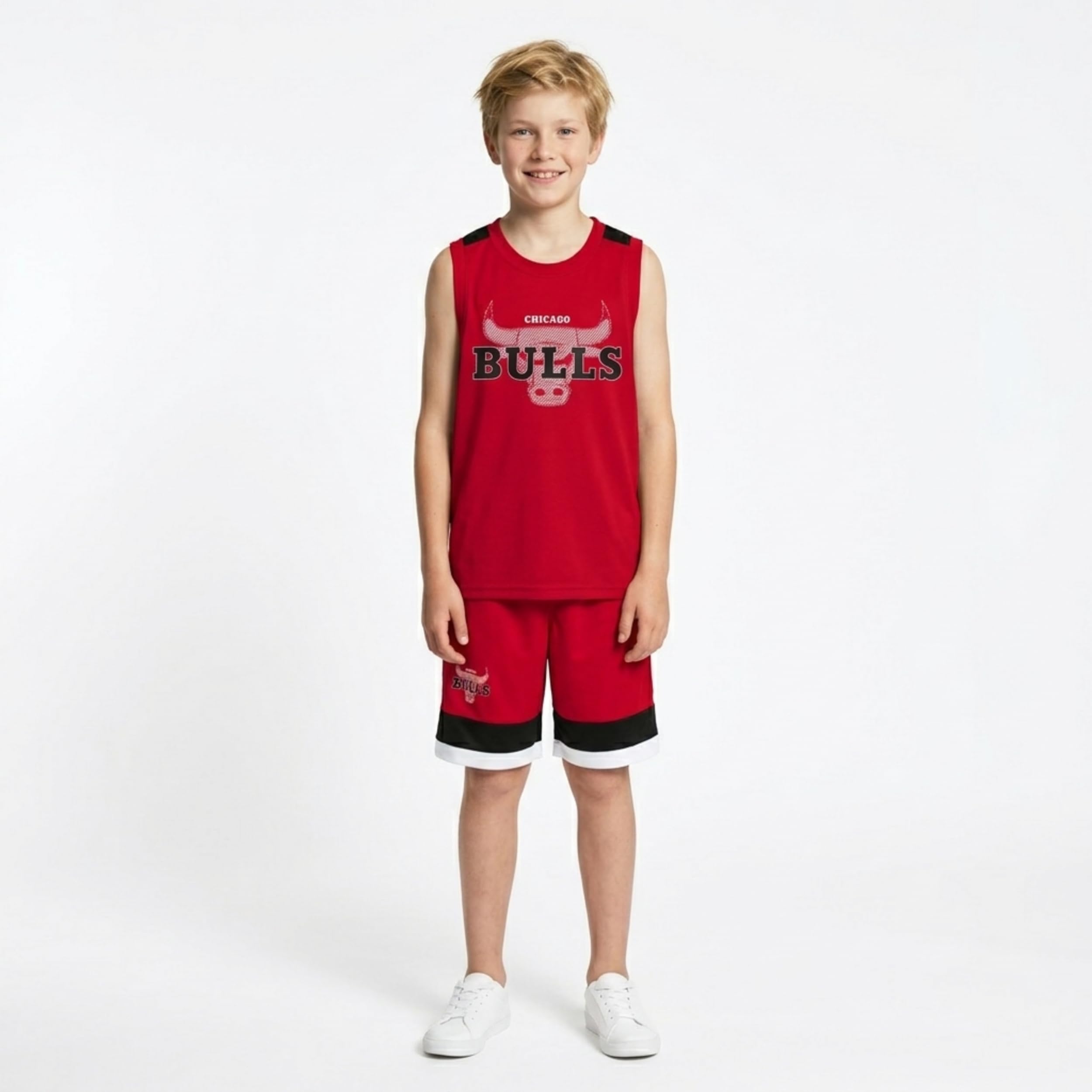 NBA Tank & Short Poly Interlock Tank Set Conjunto de Camiseta sin Mangas y pantalón Corto Niños (Pack de 1)