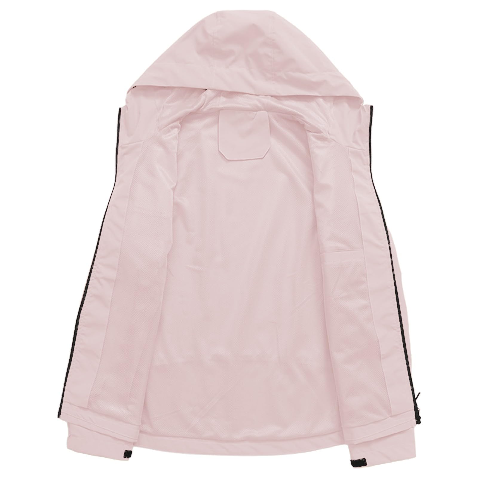 Veste de pluie pour femme - Imperméable - Coupe-vent - Légère - Softshell - Veste de cyclisme respirante - Veste de cyclisme - Veste demi-saison - Veste zippée - Grandes tailles - Veste softshell