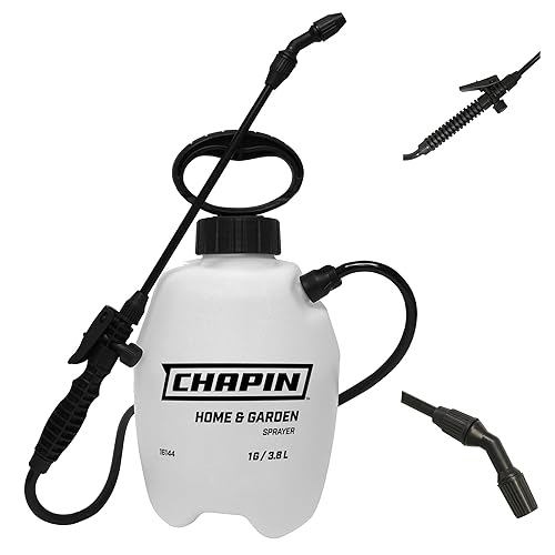 Chapin Pump Sprayer, 1‑Gallon, Deluxe, Lawn & Garden, Translucent Poly