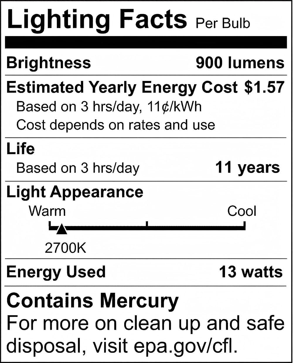 13W T3 Spiral Light Bulb MLS13GUS, Soft White 2700K, Compatible with Maxlite MLS13GUSWW and TCP 33213SSP,2 Pack