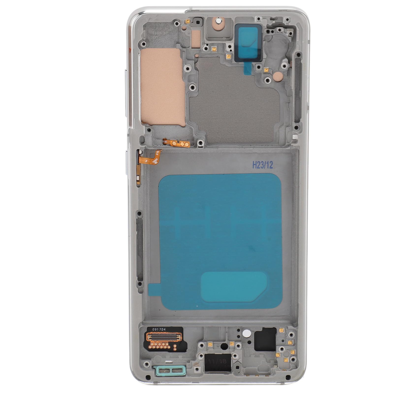Generic Ekran Digitizera Telefonu, Wymiana Digitizera LCD o Wysokiej Czułości Telefonu, Trwała, Wysoka rozdzielczość do Naprawy (SILVER)