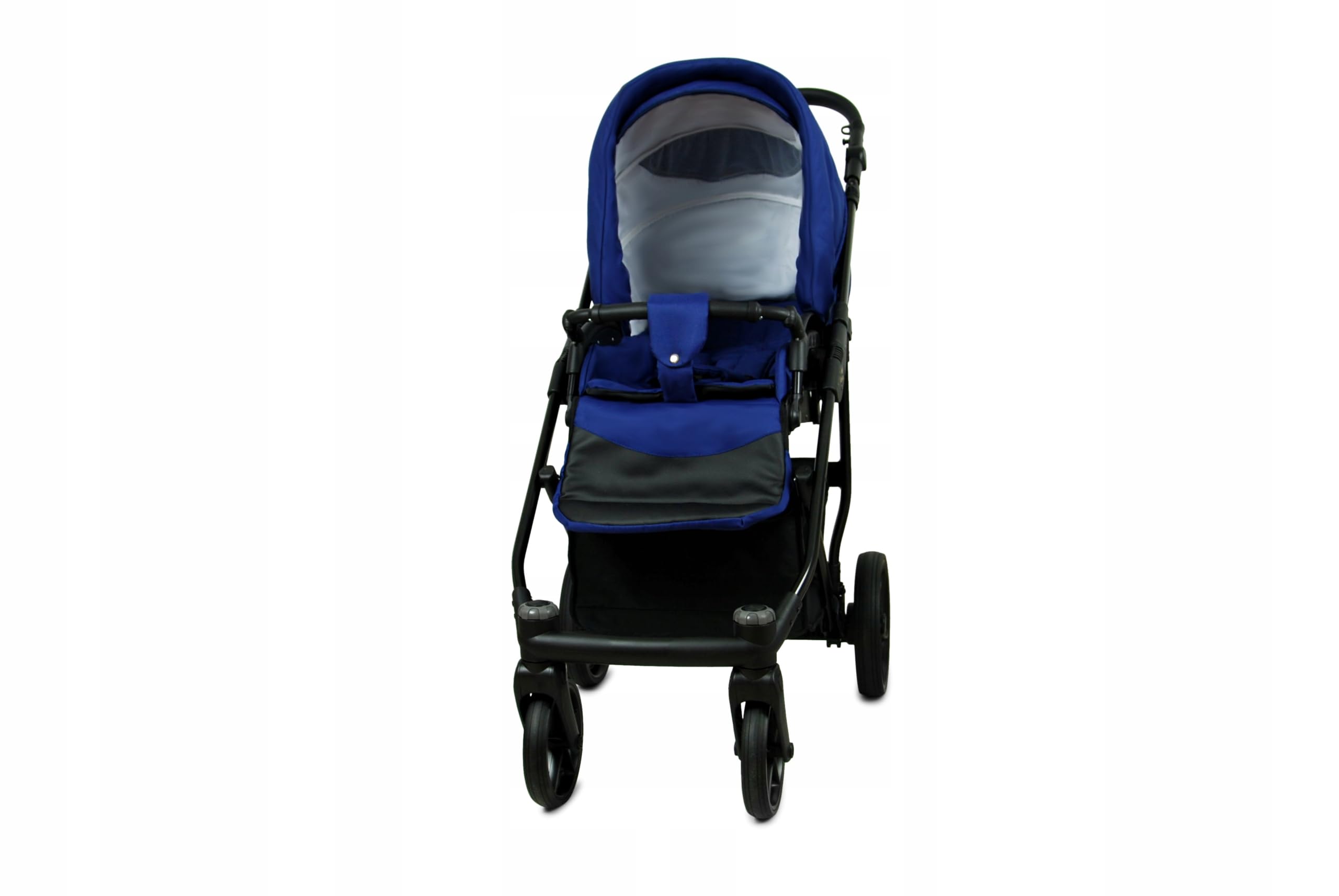 BabyLux® Zestaw wózków dziecięcych 2 w 1 – Air – Sailor Blue – w zestawie wanienka dla niemowląt, fotelik sportowy Buggy – wózek dziecięcy kombi z torbą do przewijania, ochroną przed deszczem