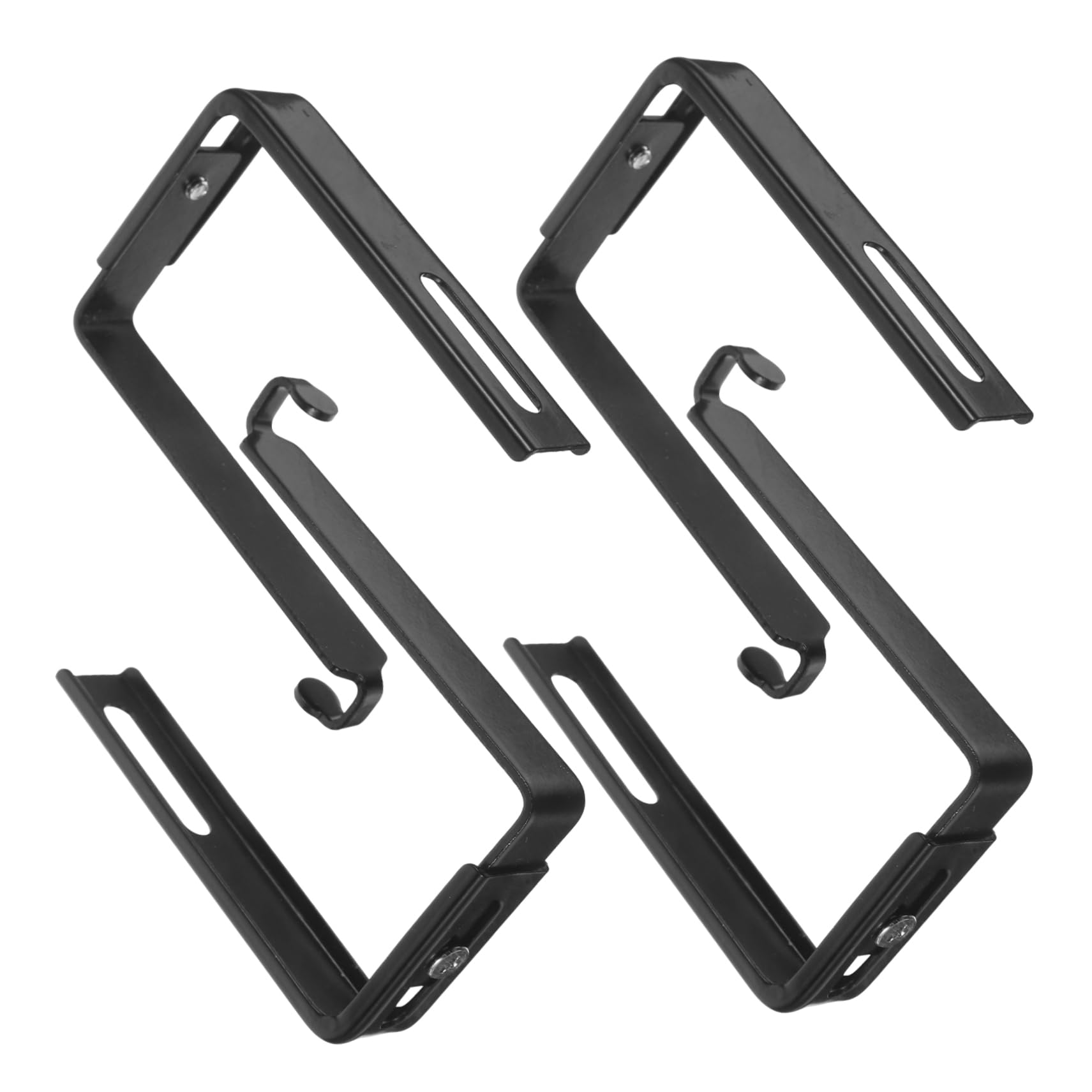 HOOTNEE 4pcs Hook Storage Hangers Bathroom Towel Hooks Over The Door Hooks Over Door Organizer Bathroom Hooks for Towels Door Back Hanger Door Mount Coat Hook Handy Hooks Black Iron