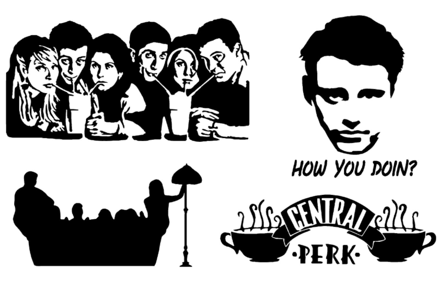 Friends Tv Show Silhouette ubicaciondepersonas.cdmx.gob.mx