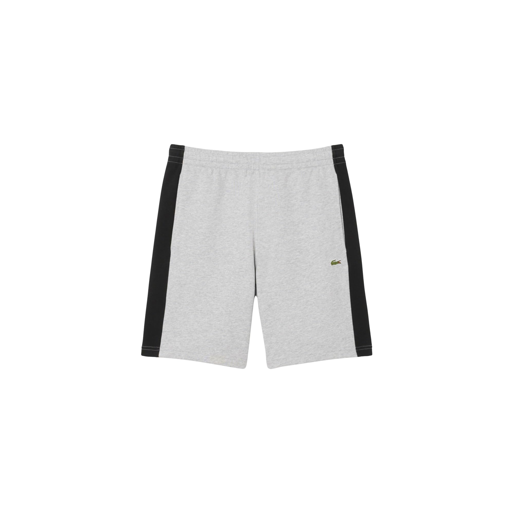 

                                                    Lacoste Men's Cotton Fleece Colorblock Shorts, Sil