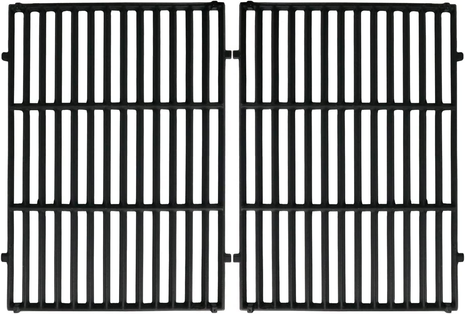 JCLMER Genesis II Grill Grate Replacement Parts for Genesis ii E-310/S-310, ii E-325, ii E-335/S-335, ii SE-335/SE-310, Cast Iron 66095 Cooking Grates for Genesis II LX 300 Series, Weber 66802,66805