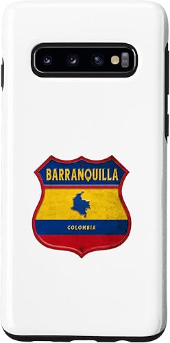 Galaxy S10 Barranquilla Colombia Atlántico coat of arms flag Case