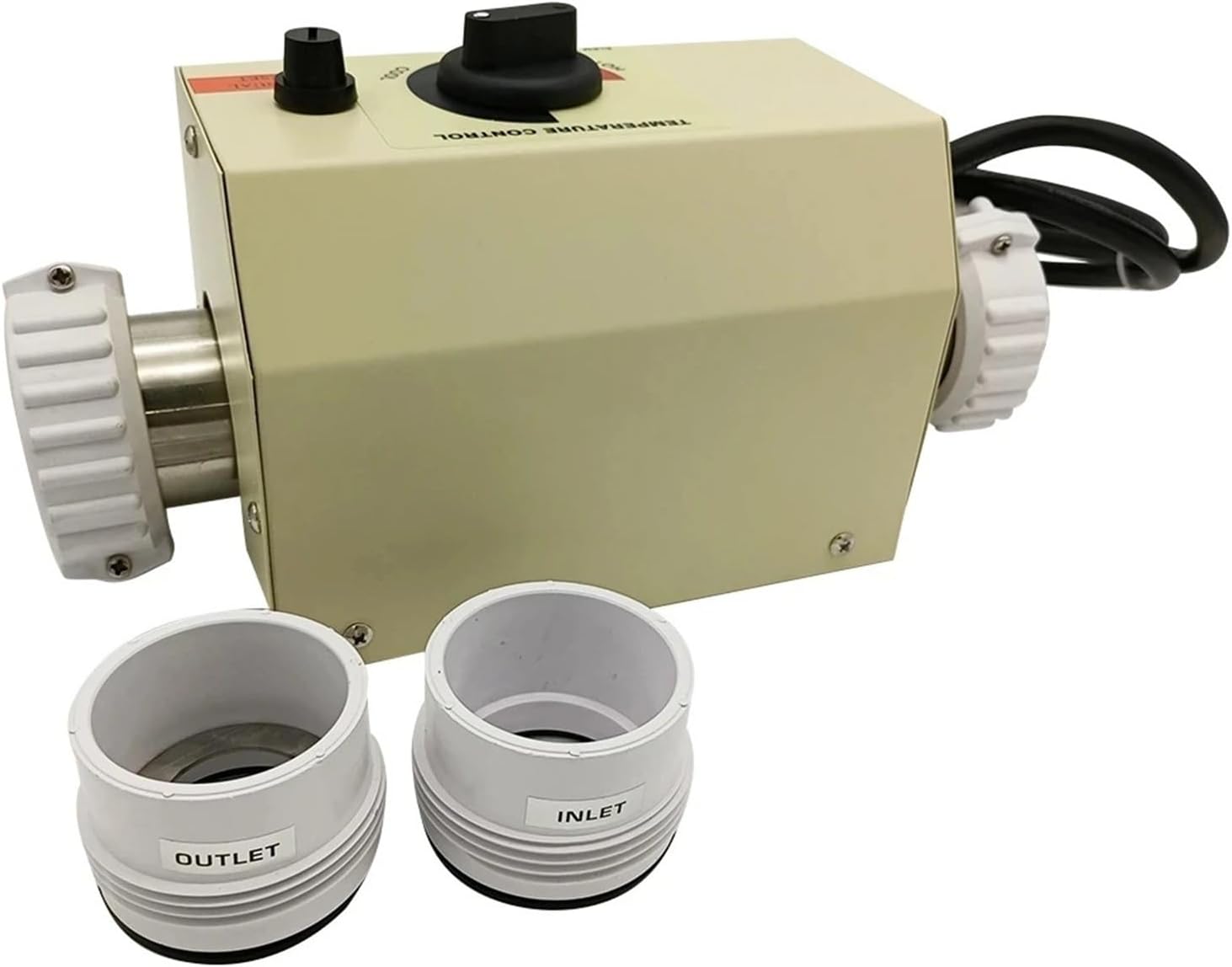 3KW Swimming Pool Heat Pump Electric Water Heater Automatic Thermostat for Bathtub SPA Bath Efficient Heating (R2W)