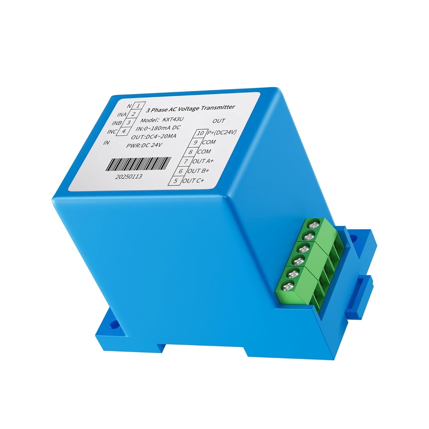 Ac Votlage Transducecr 0-100v 0-200v 0-300v 0-600v Ac Voltage Transmiiter 4-20ma 0-10v 0-5v Rs485 Voltage Sensor Transducer 3 Phase