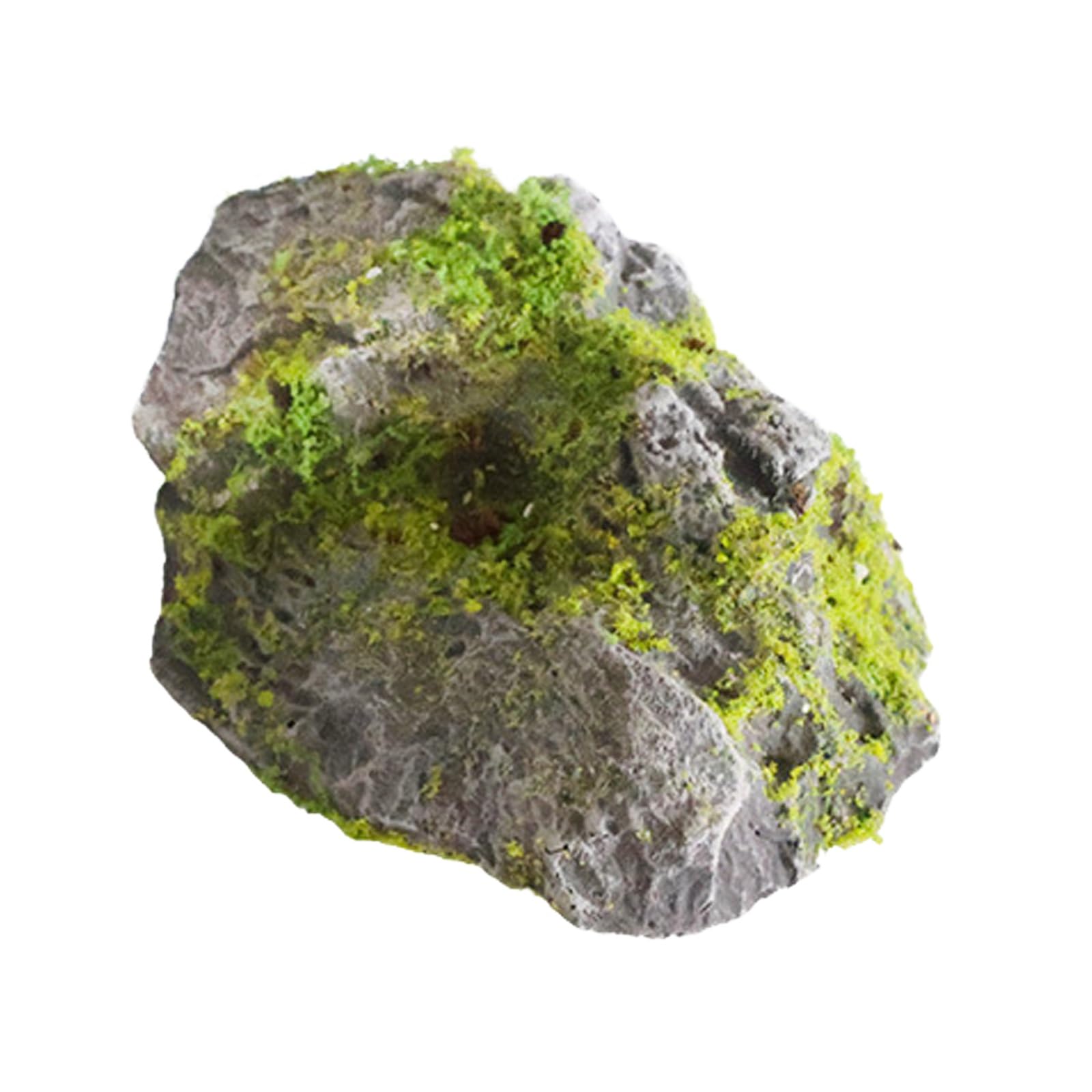 Roccia Artificiale Realistiche, Leggere Sassi da Giardino, Rocce di Muschio Artificiale in PU, for Paesaggistica, Decorazioni da Giardino, Esposizioni da Giardino, con Texture Naturale(B)