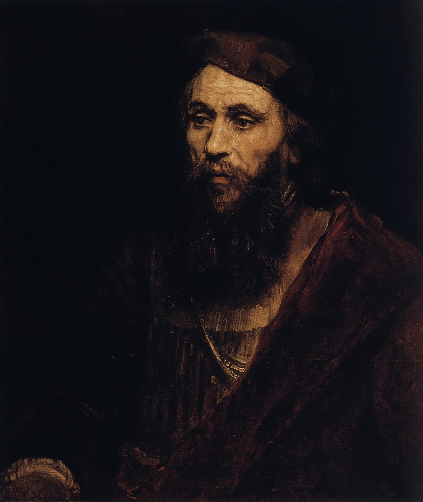 POSTERIIk Vintage Print Pop Art Landscape Artwork Portrait of a man, by Rembrandt van Rijn Art Prints for Office Home Decor 60x90cm