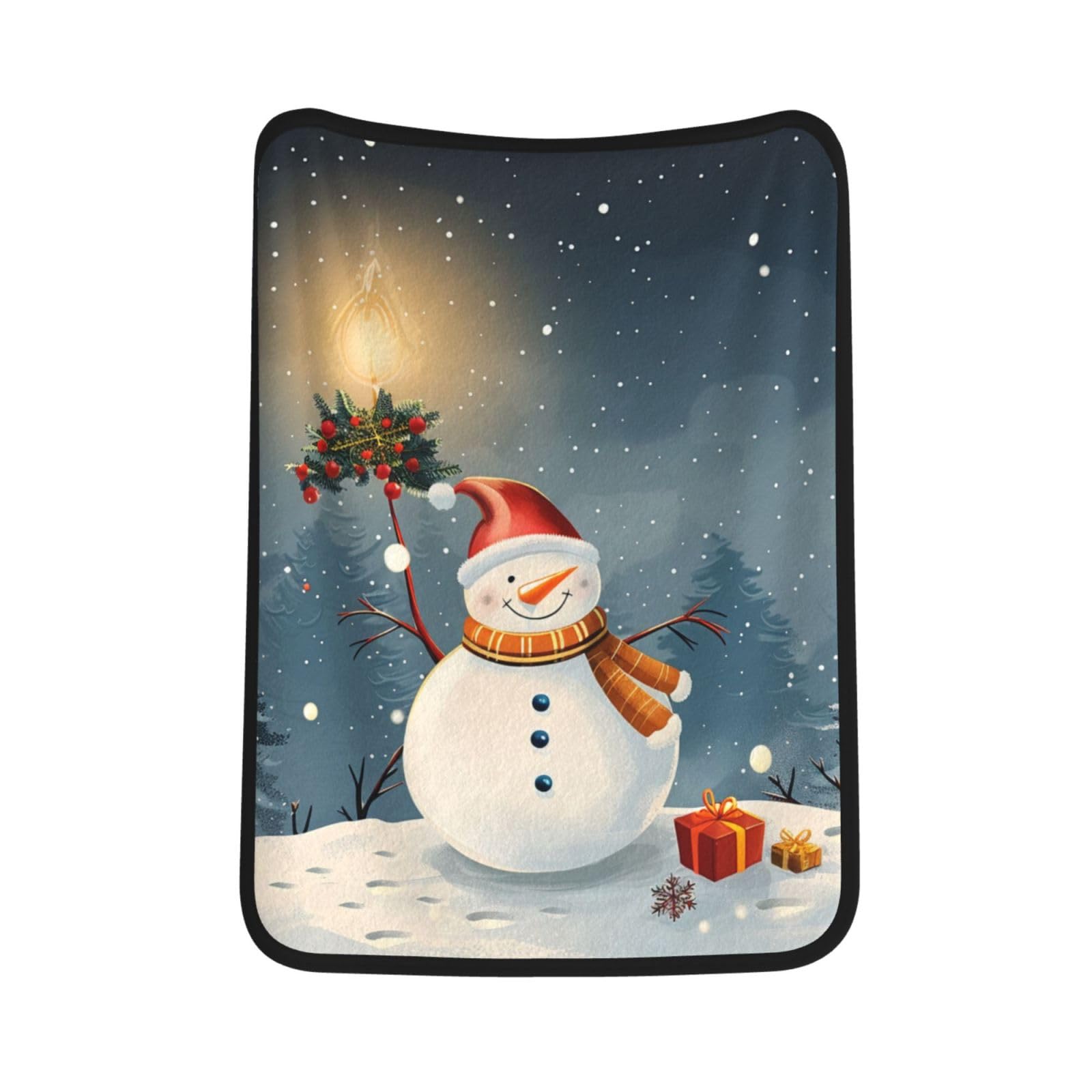 Couverture Merry Christmas flanelle chaude et thermorégulatrice toutes saisons
