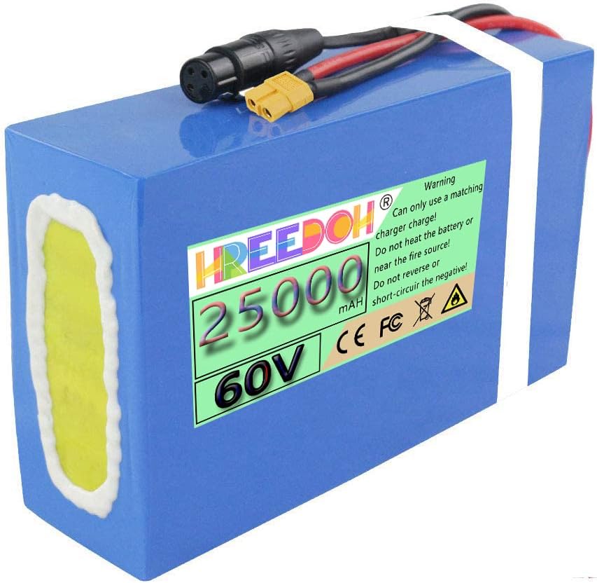 FREEDOH 72 Volt Ebike Battery 60V/ 52V/48V/36V Lithium Ion