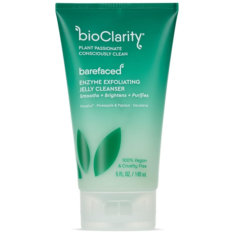 BioClarity Limpador Facial Esfoliante em Gelatina com Abacaxi e Mamão