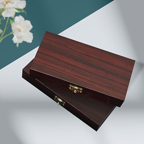 Miniatura 6 de 2 bandejas de madera con cerradura para monedas, caja de metal para efectivo de una sola fila, organizador de dinero para dinero en efectivo con