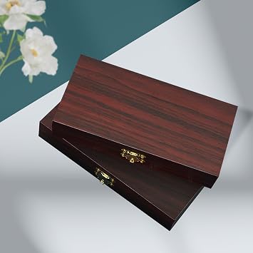 2 PCS Wooden Lockable Currency Tray, Metal Cash Box Single Row Currency Tray Money Organizer for Cash Money Storage Box with Lid Money Saving Organizer Cash Organizer Money Gift Box Organizer