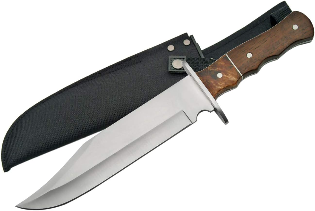 Szco Supplies Burlwood Alamo Bowie Knife