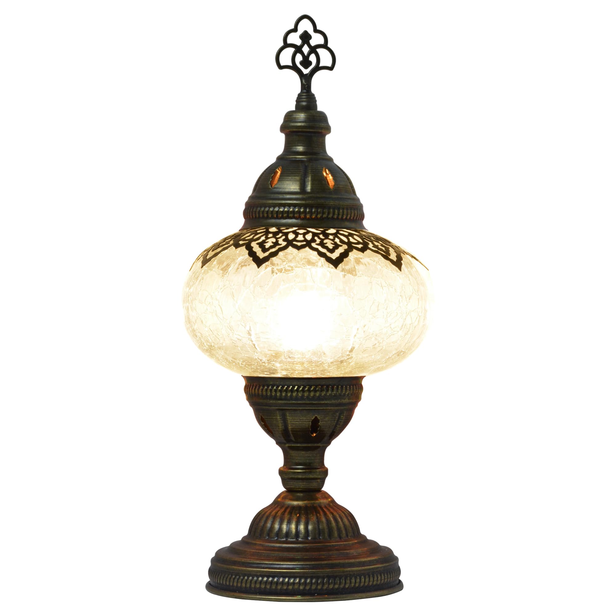 その他 vintage Turkish Lamp Fiery Echoes: Vintage Turkish Lamp with Waves Mosaic