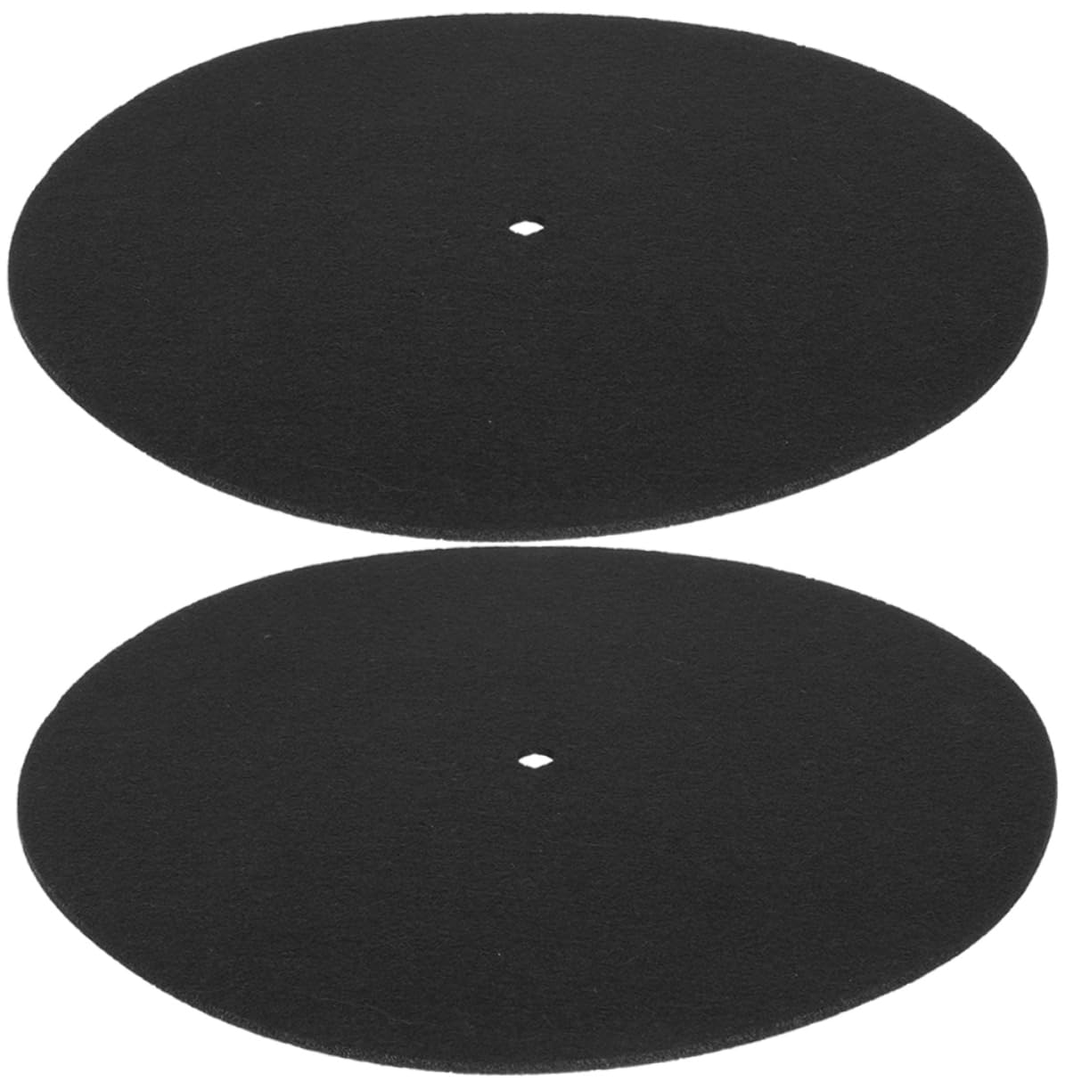 NULYLU 2pcs Record Protectors Vinyl Record Mat Holder for Turntable Felt Material Protect Your