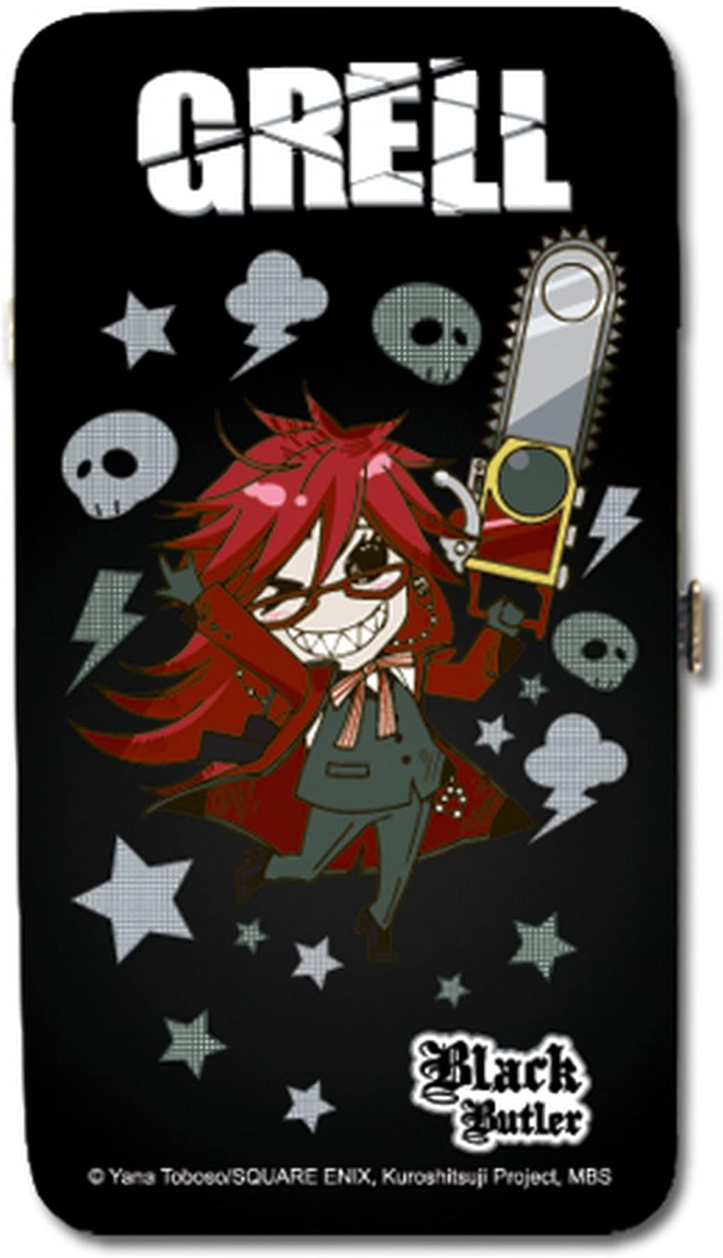 Great Eastern Entertainment Black Butler SD Grell Hinge Wallet