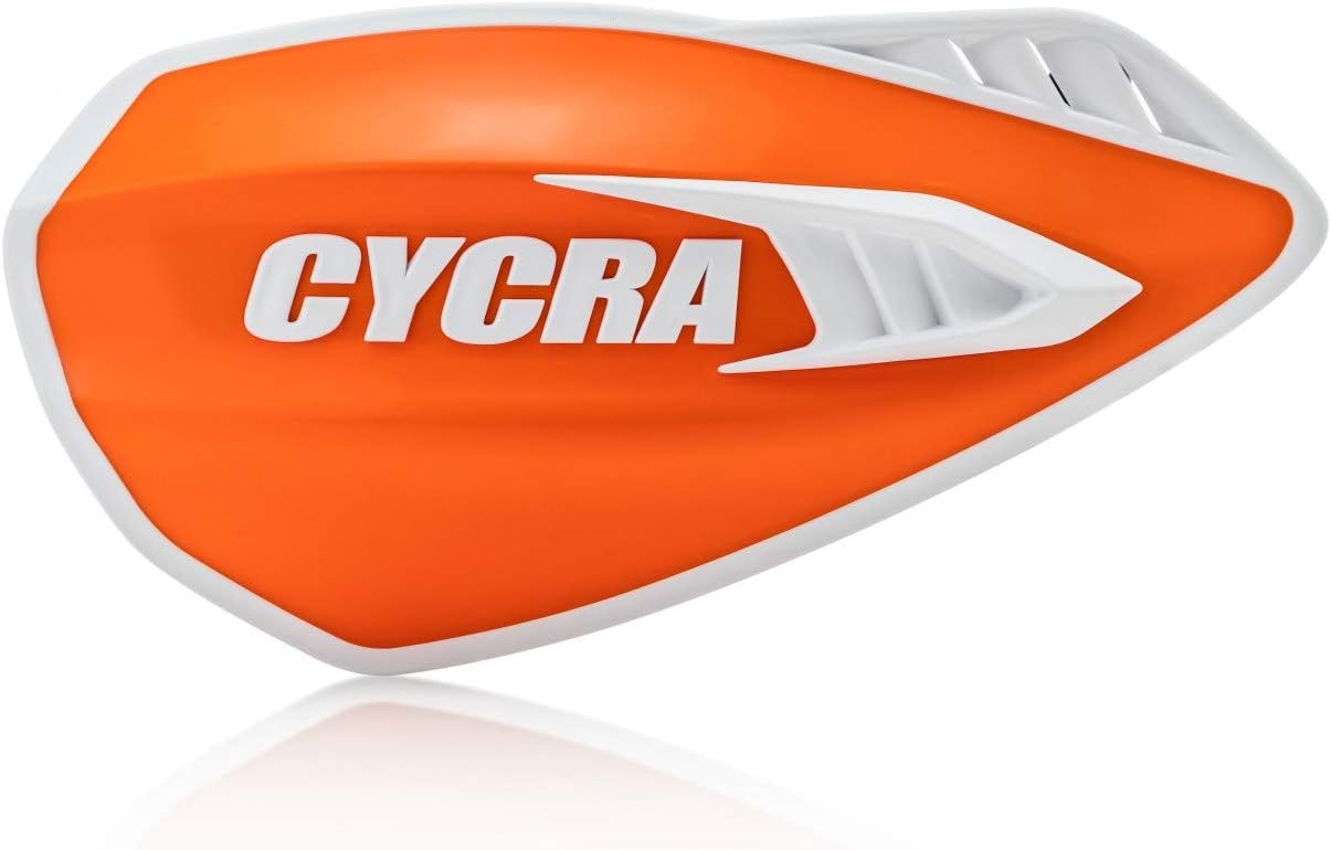 Cycra Cyclone MX Hand Guards Orange/White