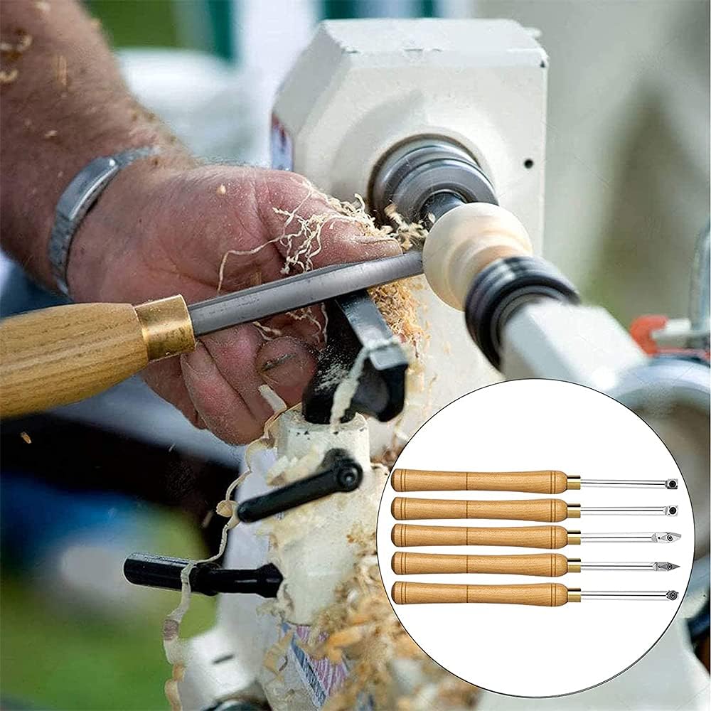 木工バイト 木工旋盤用バイト 旋盤用刃物 しゃくりバイト ターニングツール 超硬インサート 木工旋盤での加工に (A)