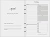A5 Diary Refill Day per Page Undated, Daily Diary with Meal, To Do List, Schedule, Extra Habit Tracker Notes Contact Pages, 100 Day, Daily Planner Insert for A5 Binder, Thicker Paper 100 gsm, UK